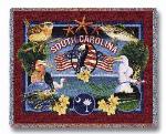 State of South Carolina Tapestry Throw